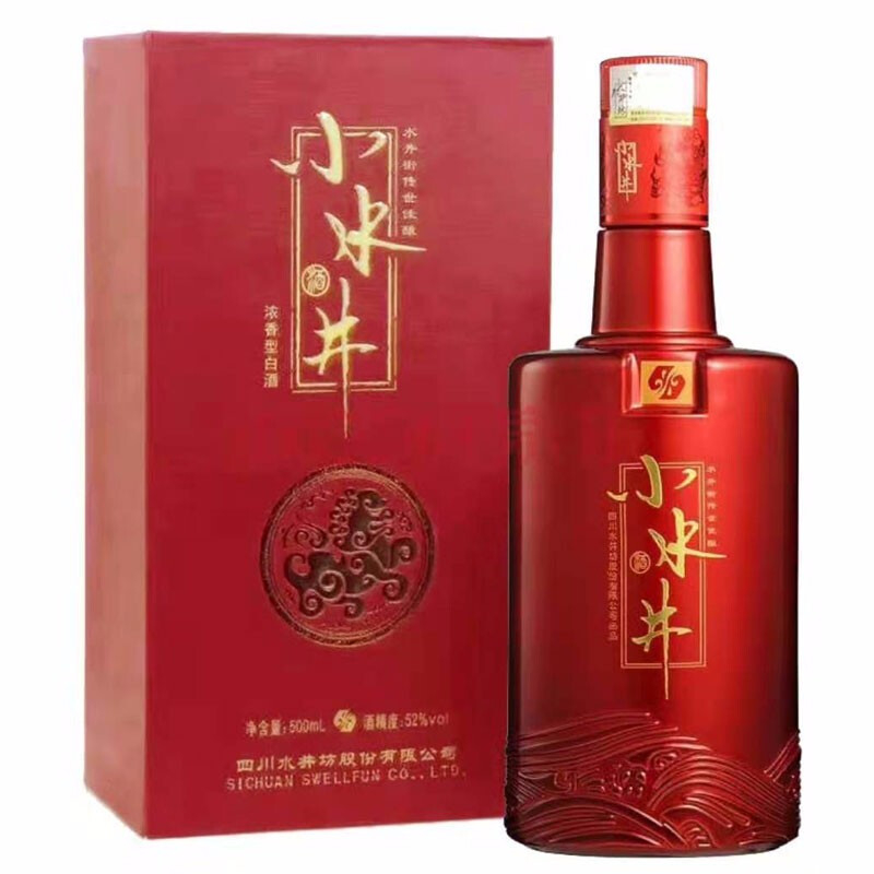 水井坊小水井傳世佳釀52度濃香型500ml單瓶裝