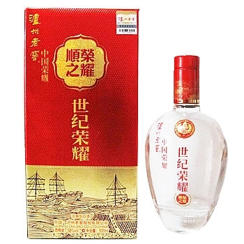 四川瀘州老窖順之榮耀口感濃香型38度白酒500ml單瓶裝