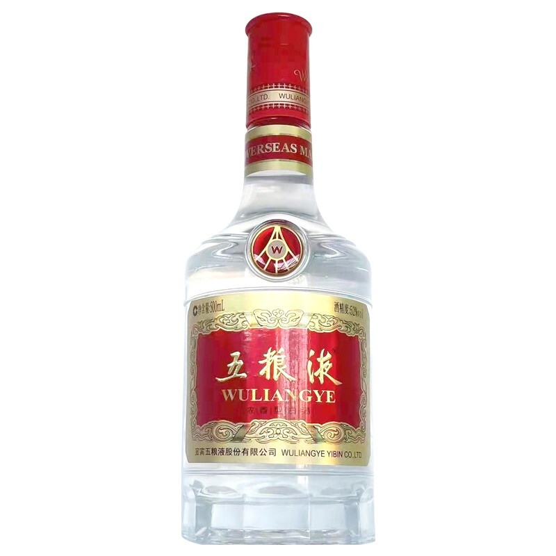 五糧液長城裝口感濃香型52度白酒500ml單瓶裝