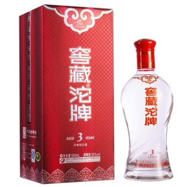 四川沱牌舍得集團窖藏沱牌3年口感濃香型38度白酒480ml單瓶裝