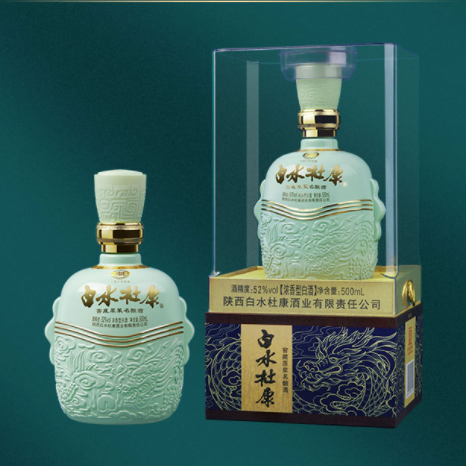 白水杜康窖藏原漿名釀酒口感濃香型52度白酒500ml一瓶裝