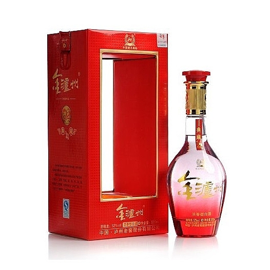 四川瀘州老窖金瀘州典藏2號口感濃香型52度白酒500ml單瓶裝