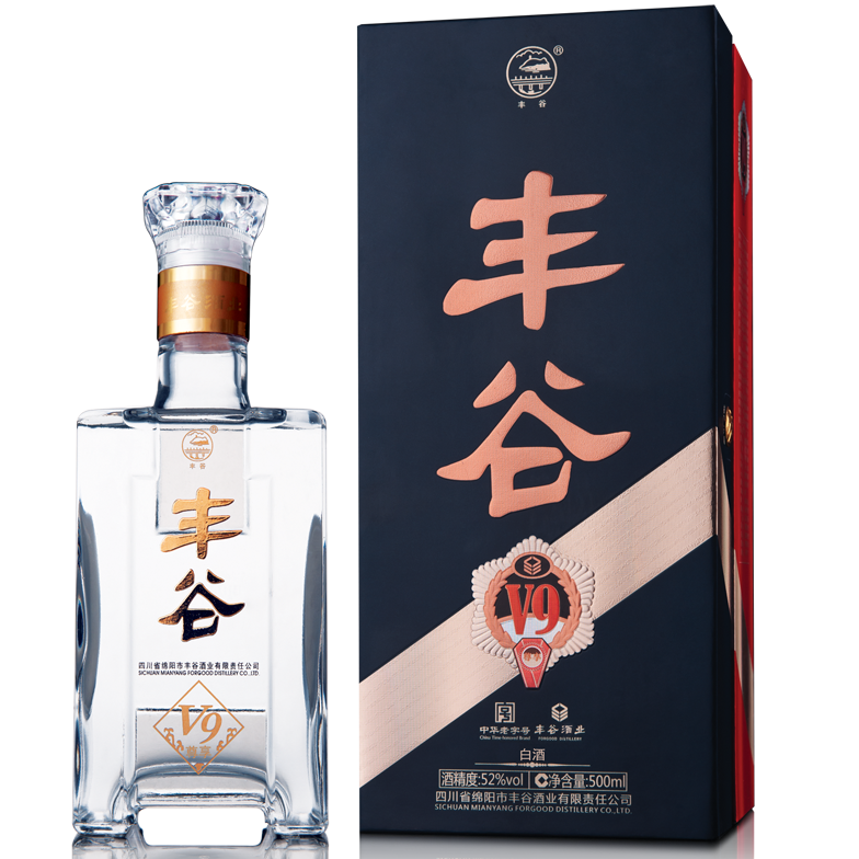 四川豐谷酒業(yè)豐谷V9 52度濃香型500ml